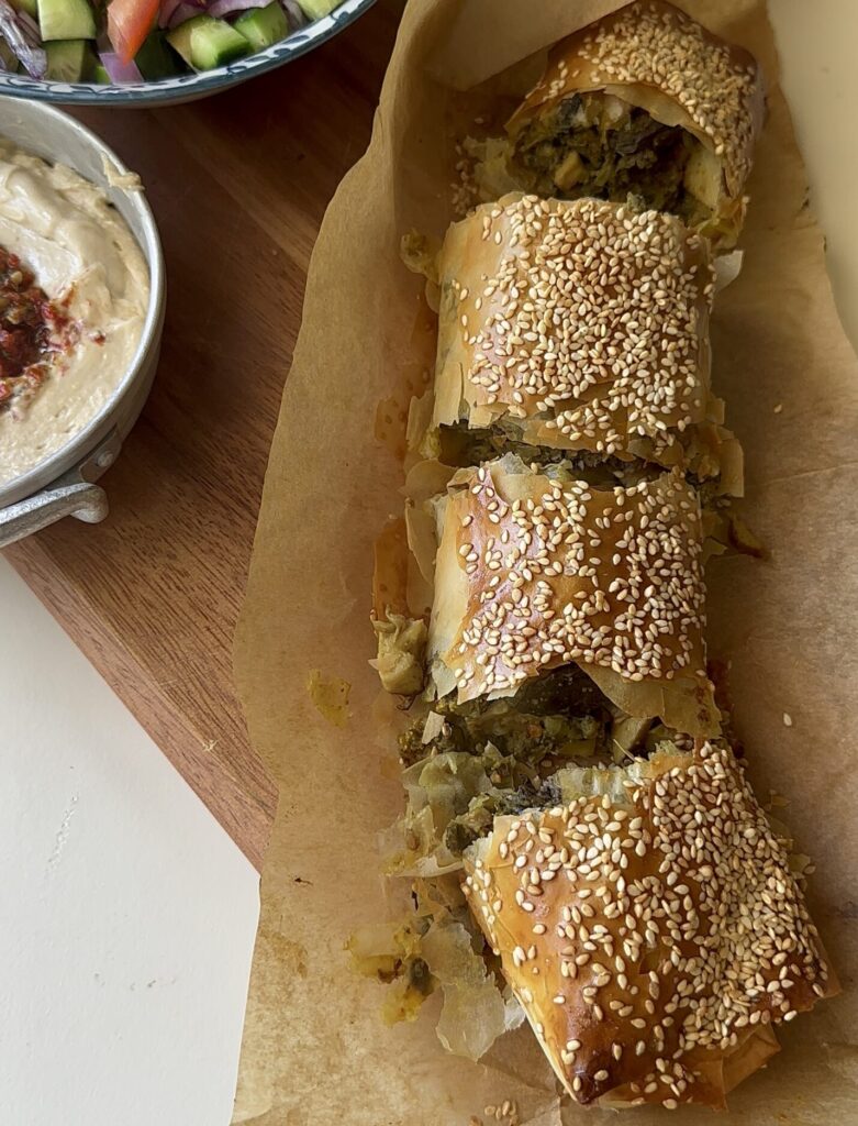 בורקס פילו פטריות טבעוני