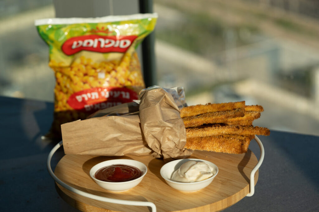 צ'יפס שניצלוני תירס 